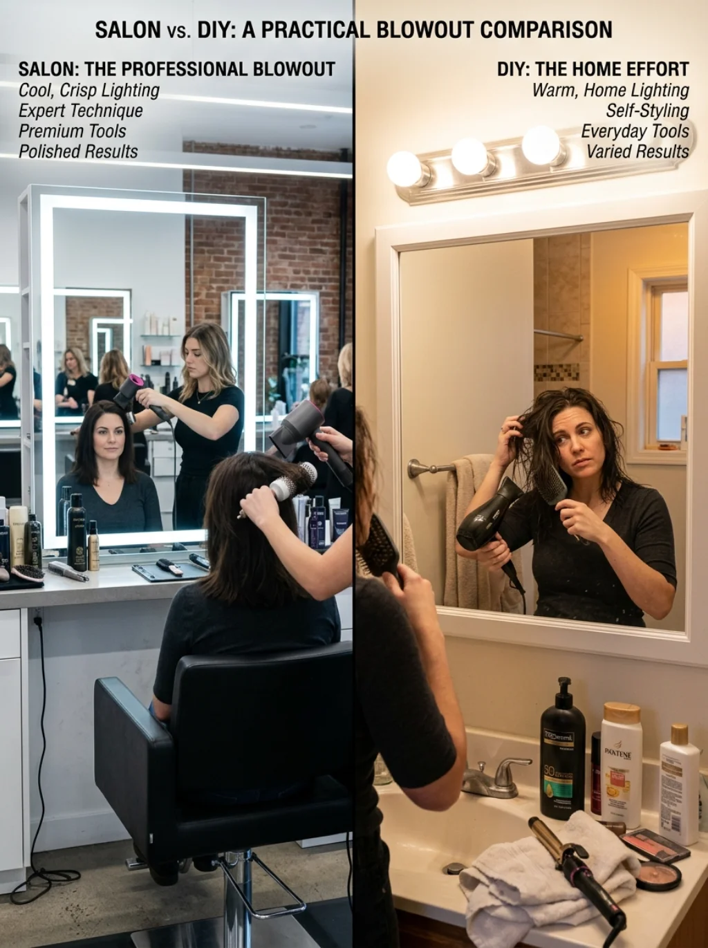Salon Versus DIY, the Honest Cost Comparison Nobody Shares