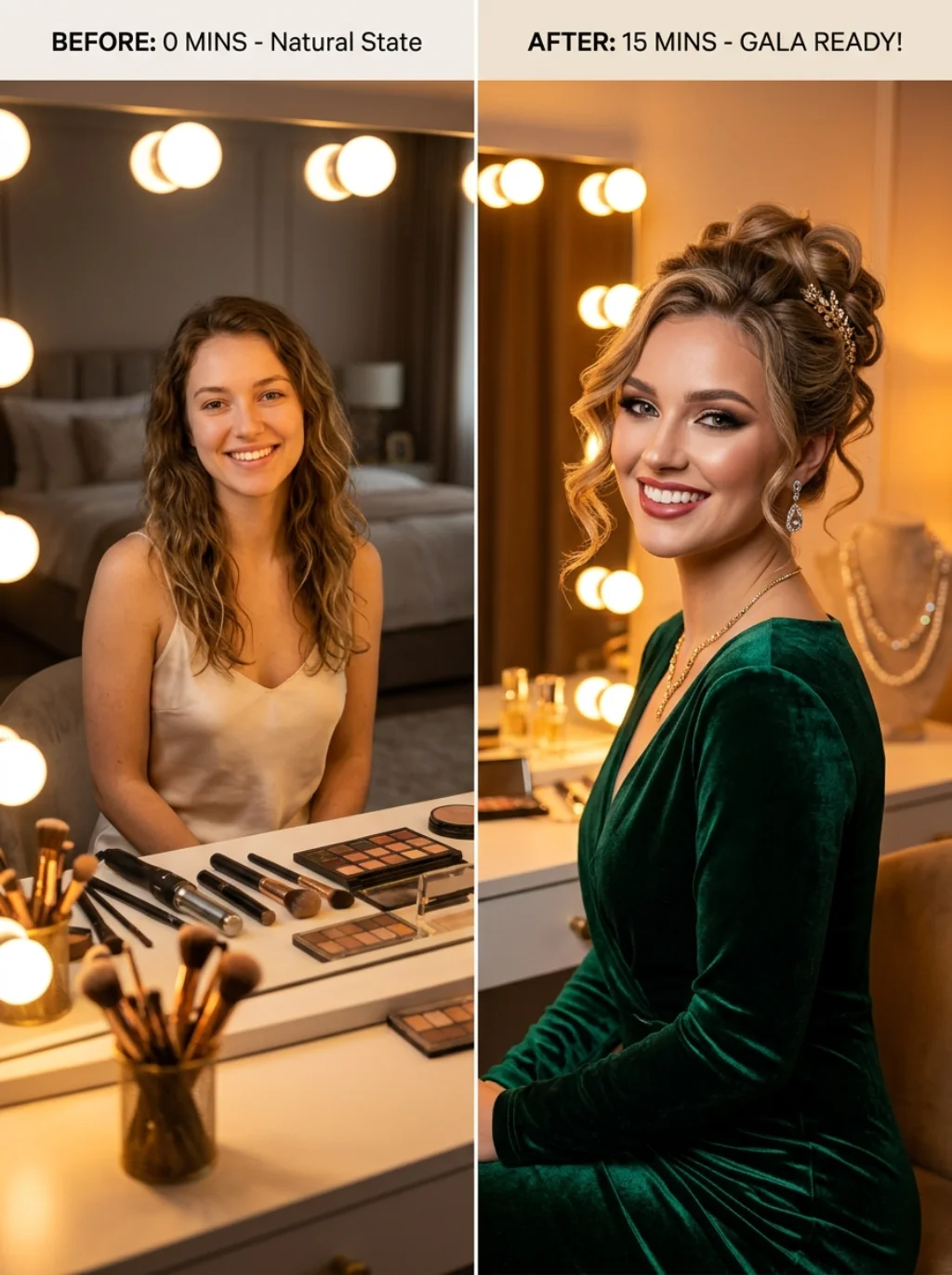 The Gala Ready Look That Takes Fifteen Minutes, Not Two Hours