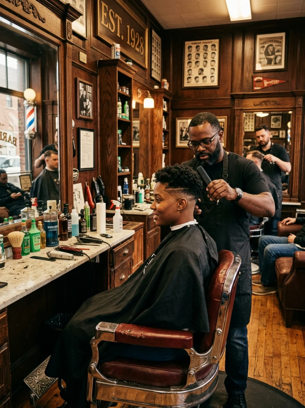 The Barbershop Crossover Reshaping Women's Short Haircut Culture