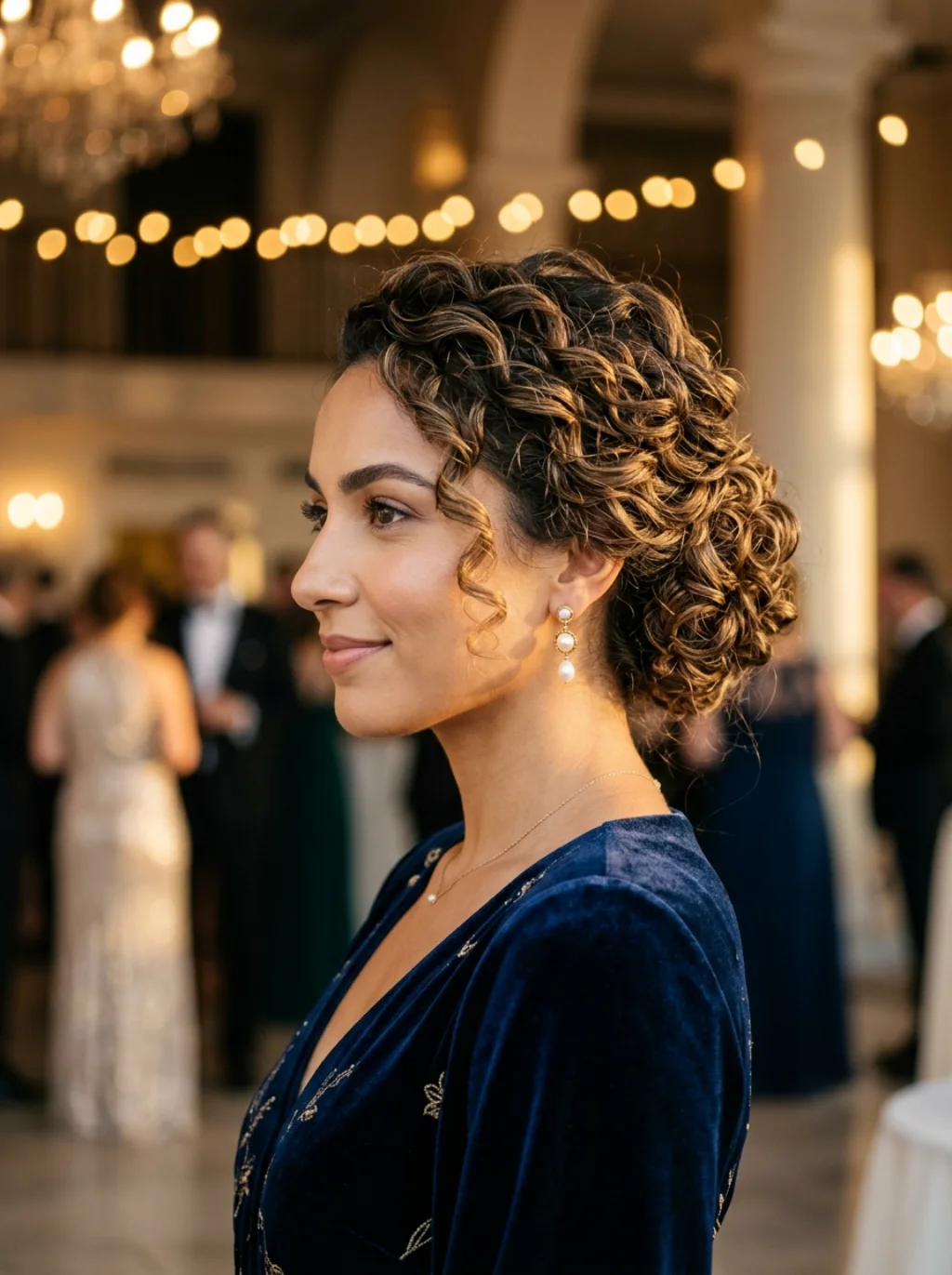 The Updo Secret That Keeps Curls Elegant, Not Chaotic