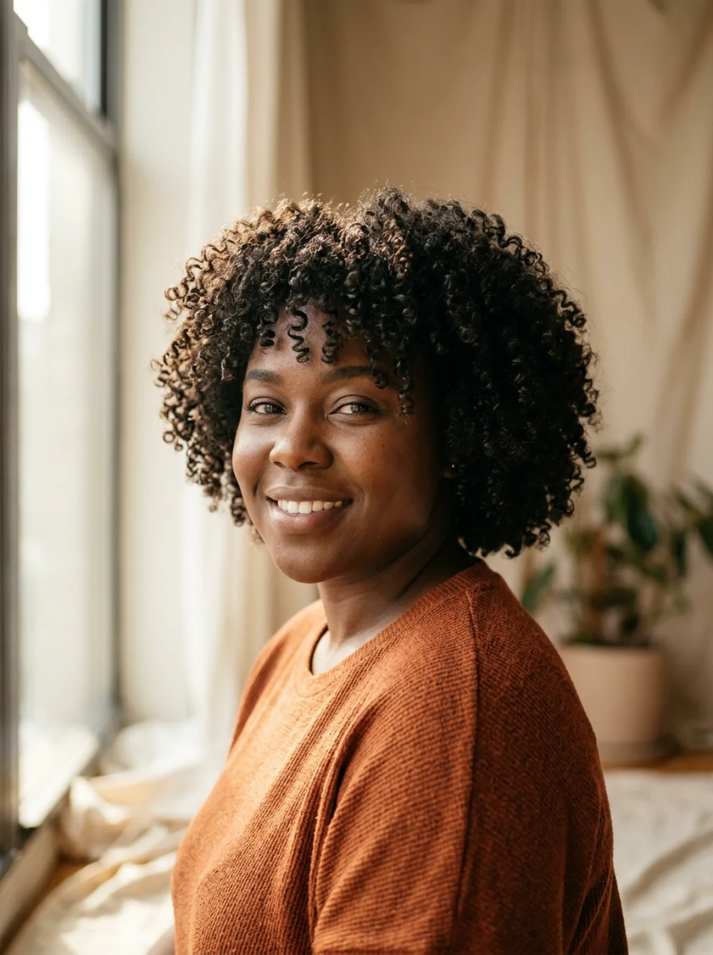 Why Curly Hair Requires Different Rules on Round Faces