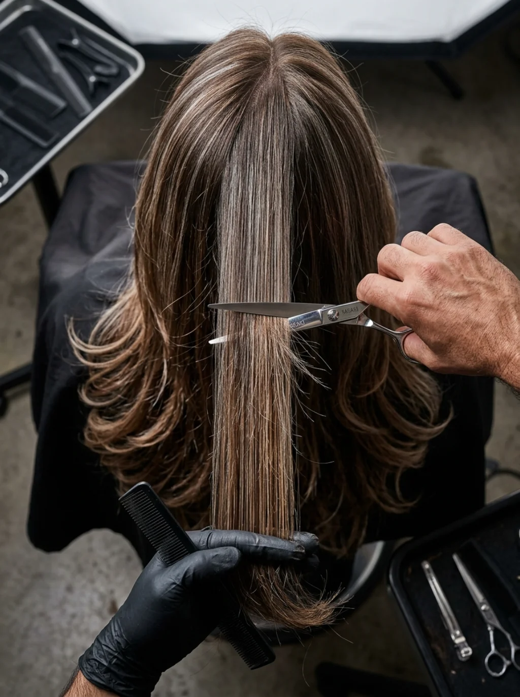 A Single Layer Placement That Instantly Elongates Any Round Face