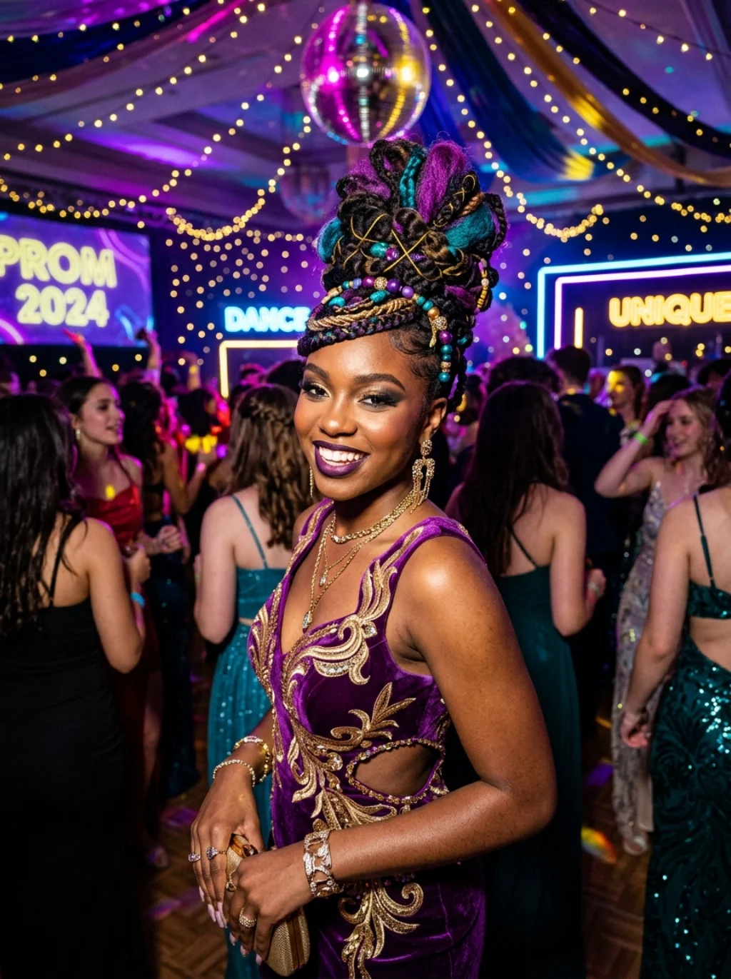 A Prom Night Style That Refuses to Look Like Everyone Else's