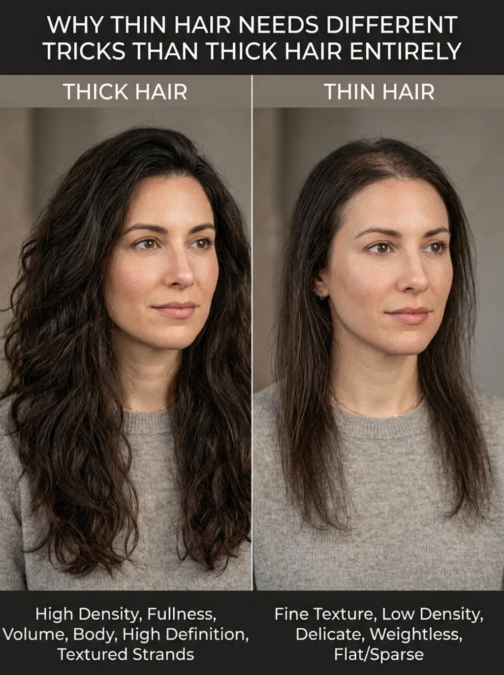 Why Thin Hair Needs Different Tricks Than Thick Hair Entirely