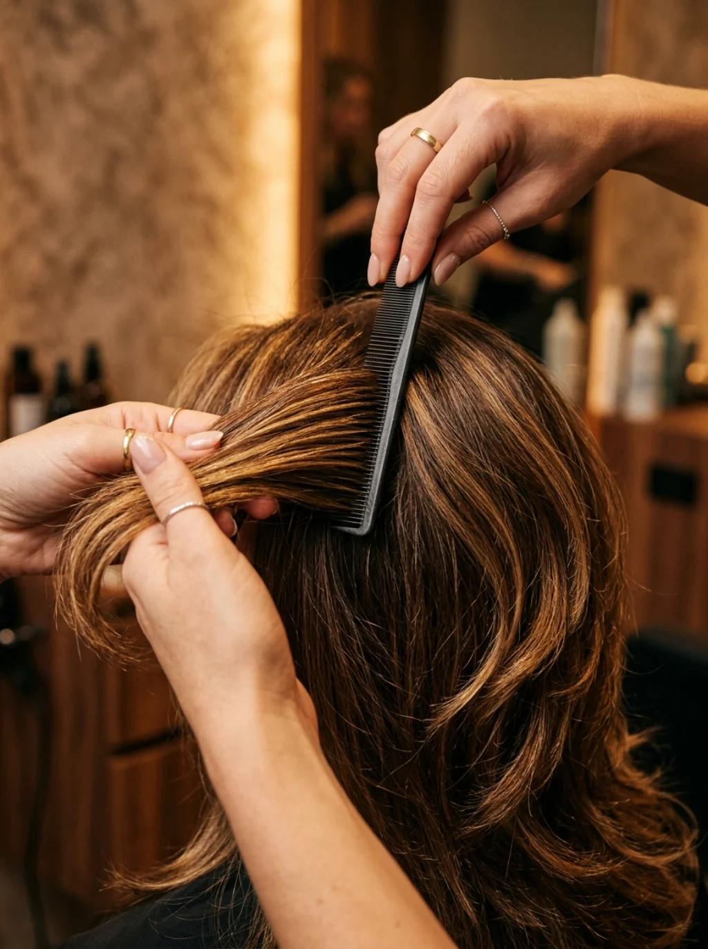 The Layer Placement That Instantly Fakes Thicker Looking Hair