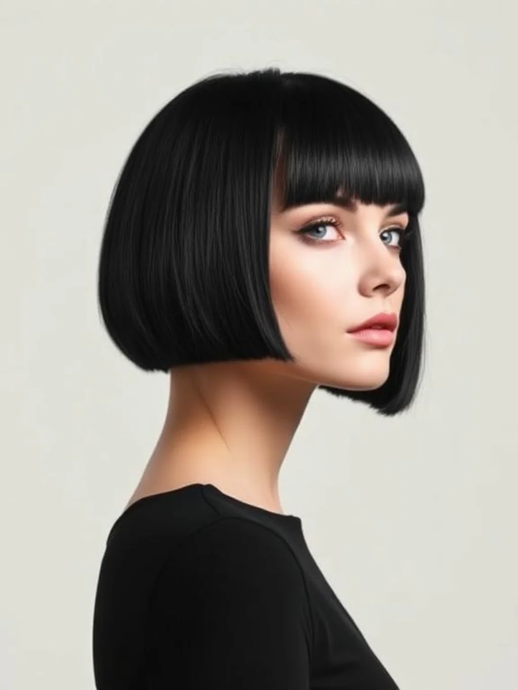 A Bob That Stops Right Where Your Face Needs Balance