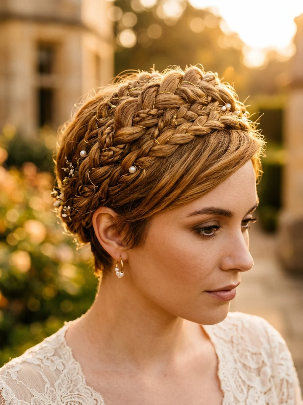 Braided Crowns That Turn Short Strands Into Structured Drama