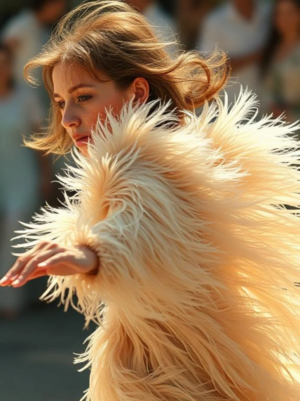 Feathered Layers That Move Like They Have a Mind of Their Own