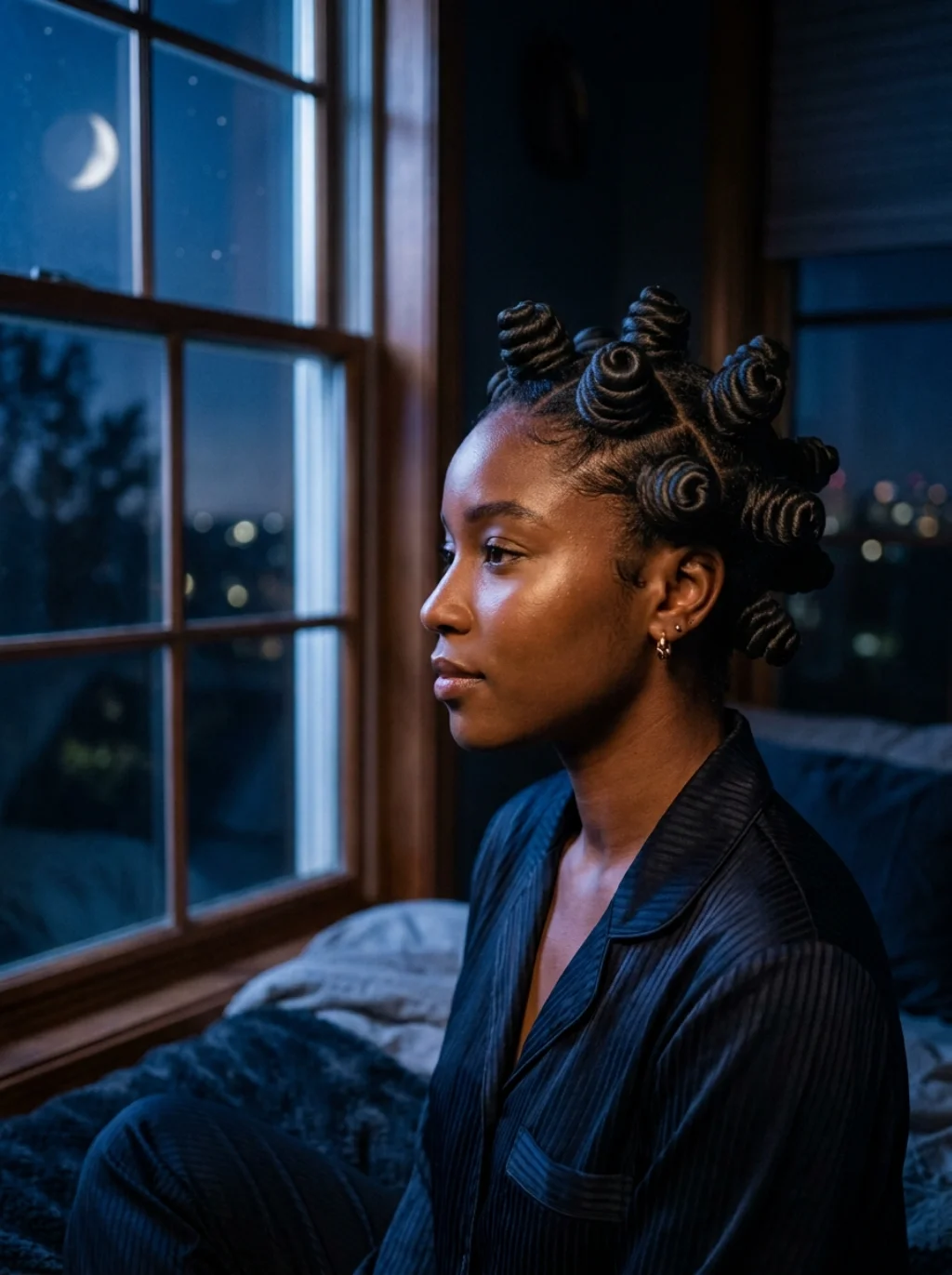 Bantu Knots Turn Simple Prep Into Sculptural Overnight Art