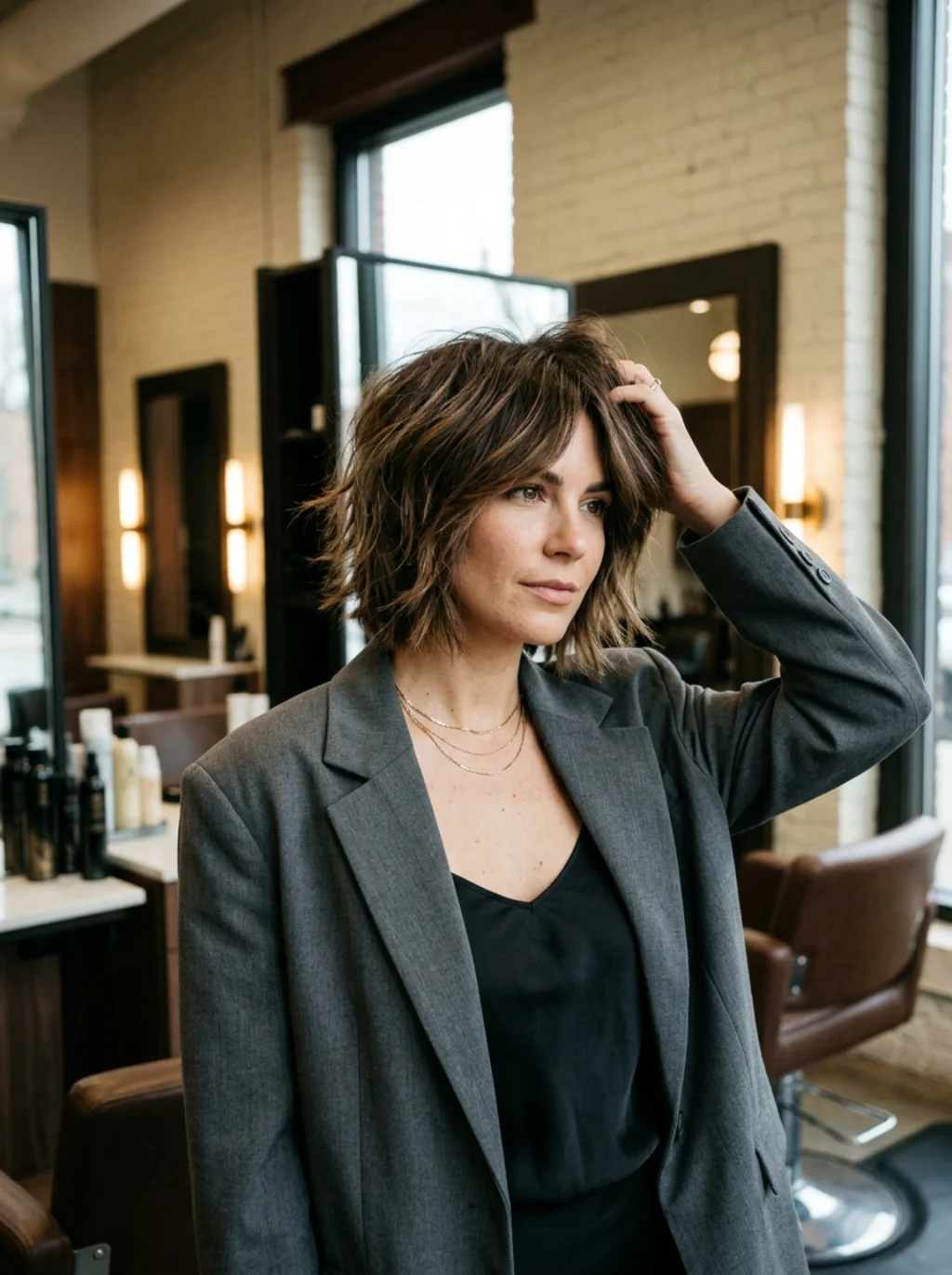 Shag Layers Adding Playful Texture to an Already Ideal Shape