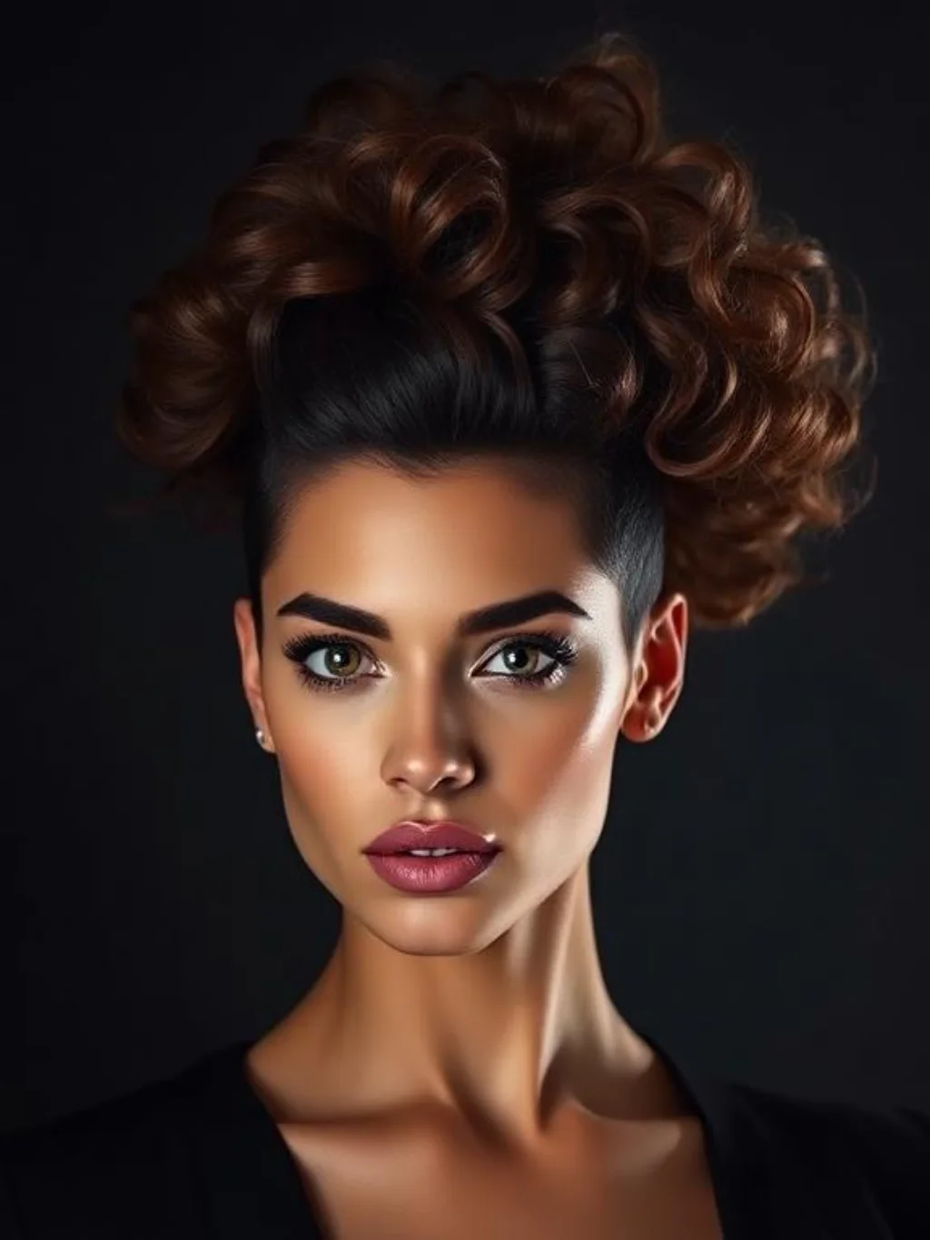 Tapered Sides Meeting a Crown Full of Unapologetic Curls