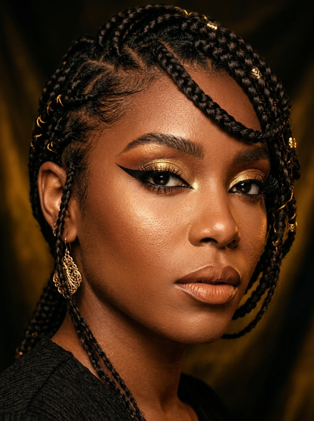 The Makeup Pairing That Elevates a Simple Hairstyle Into Art
