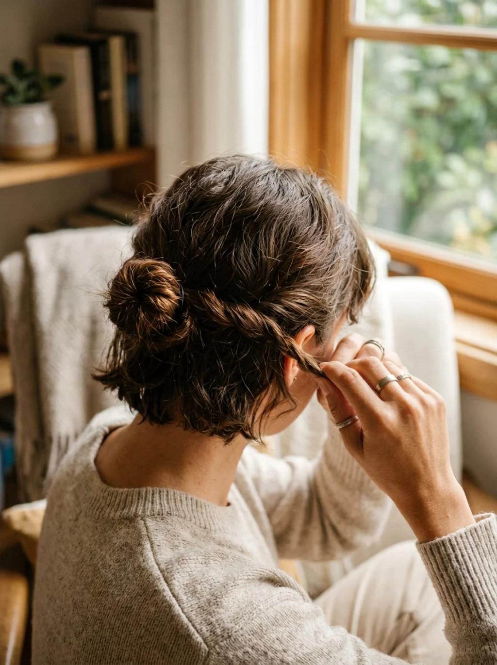 Why Mini Buns Refuse to Disappear From Short Hair Rotation