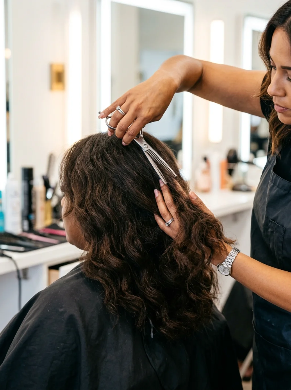Thick Hair Strategies That Prevent an Overwhelming Silhouette