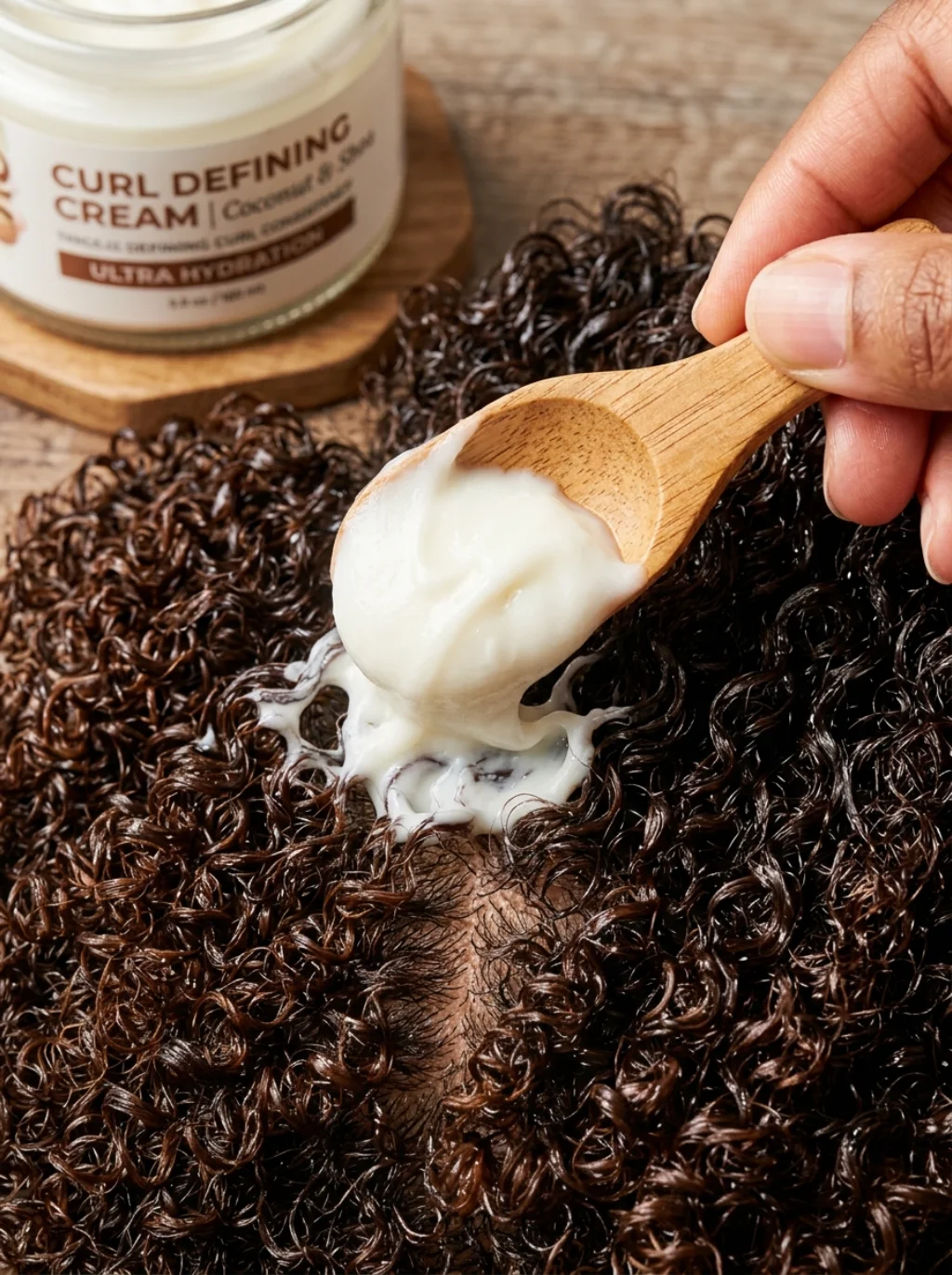 Curl Definition Cream Separates Fluffy Frizz From Sculpted Shape