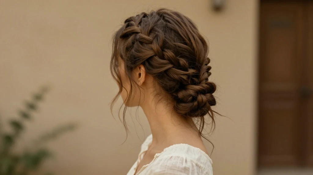 Boho Braid Updo