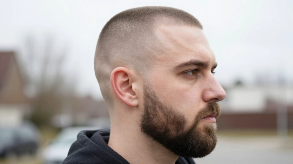 Buzz Cut with Beard
