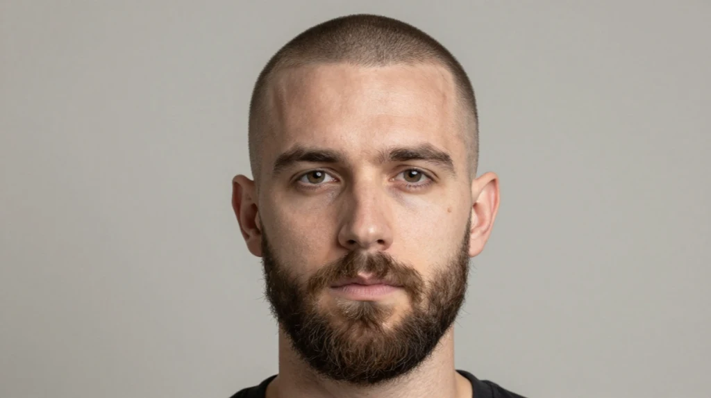 Buzz Cut with Beard