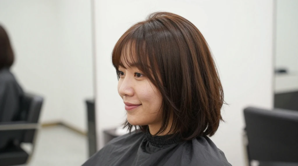 Chin Length Bob With Layers