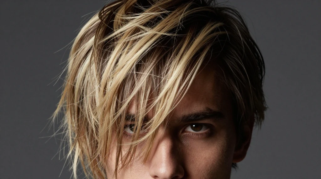 Chunky Highlights on Dark Hair