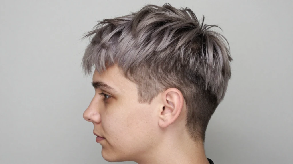 Colored Pixie Cut