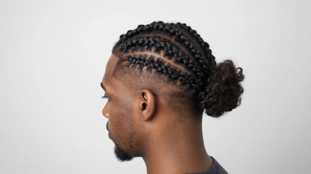 Cornrow Updo