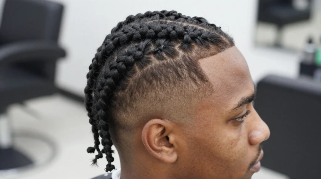 Cornrow With Fade