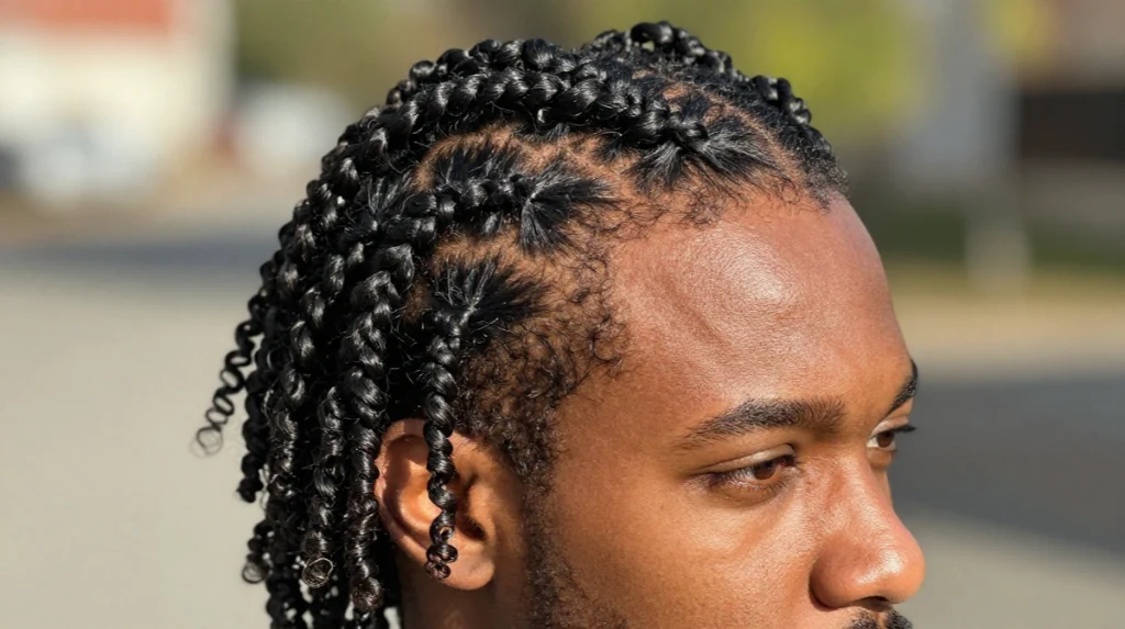 Curly Cornrow Styles