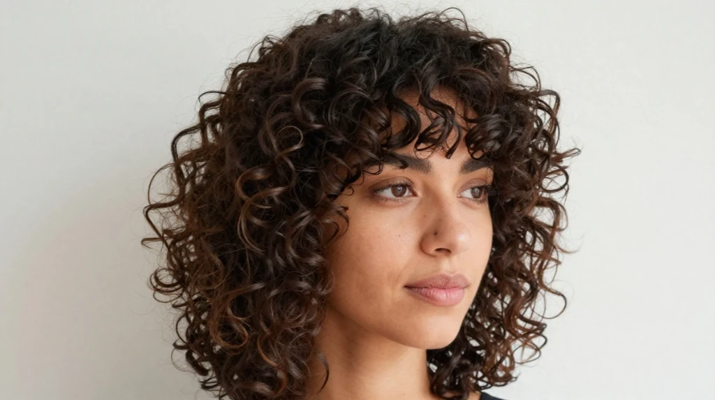 Curly Shag Cut