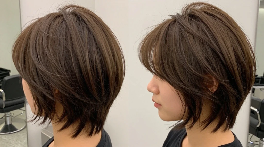 Feathered Layers Short Cut