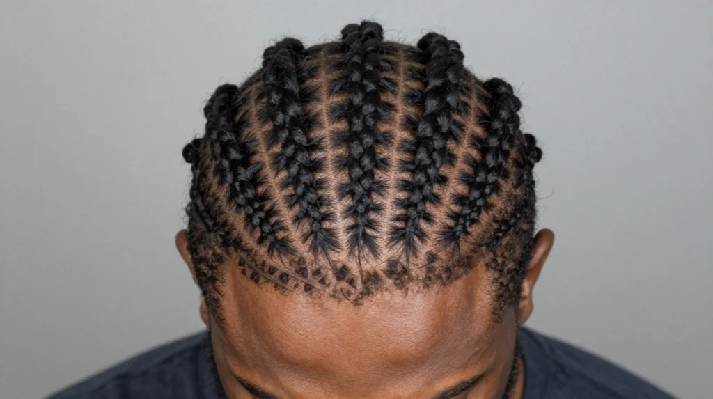 Geometric Cornrow Patterns