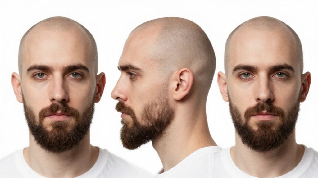 Goatee for a Sharp Bald Look