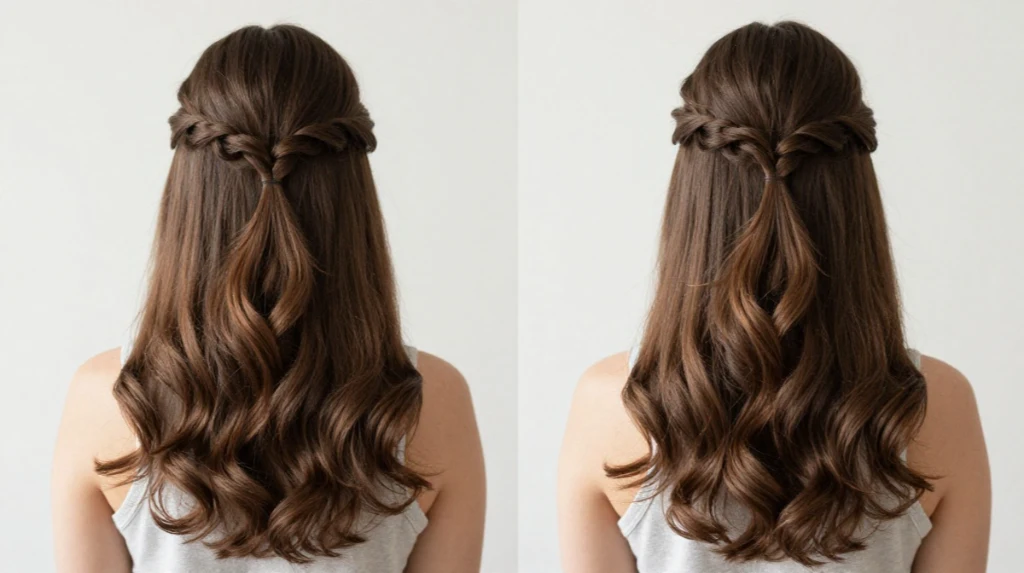 Half Up Half Down Style