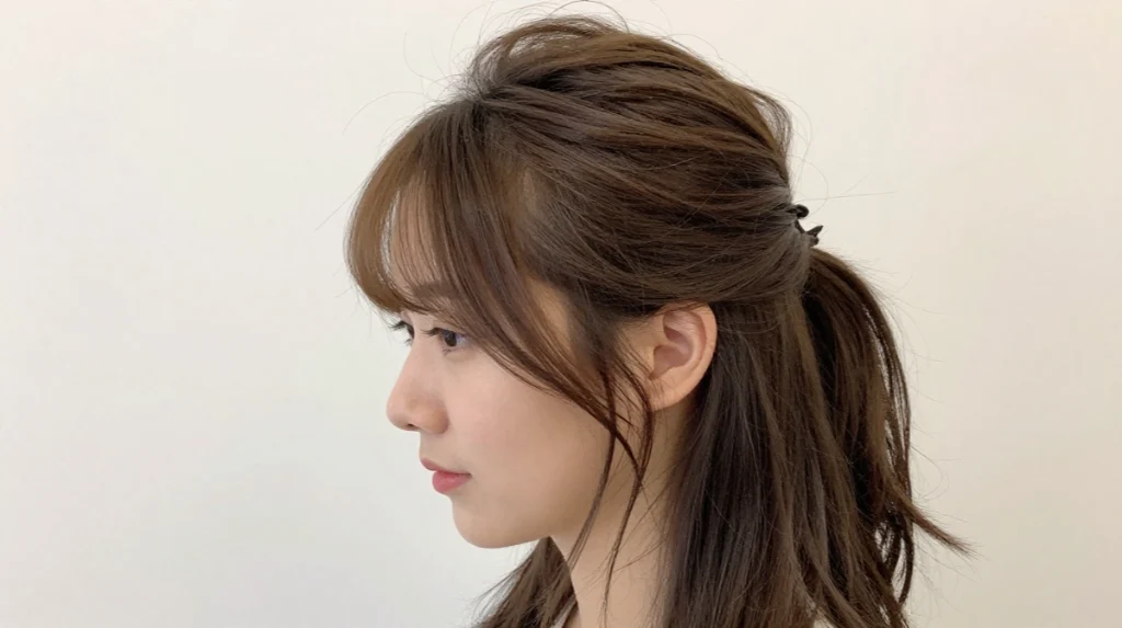 Half Up Half Down Style