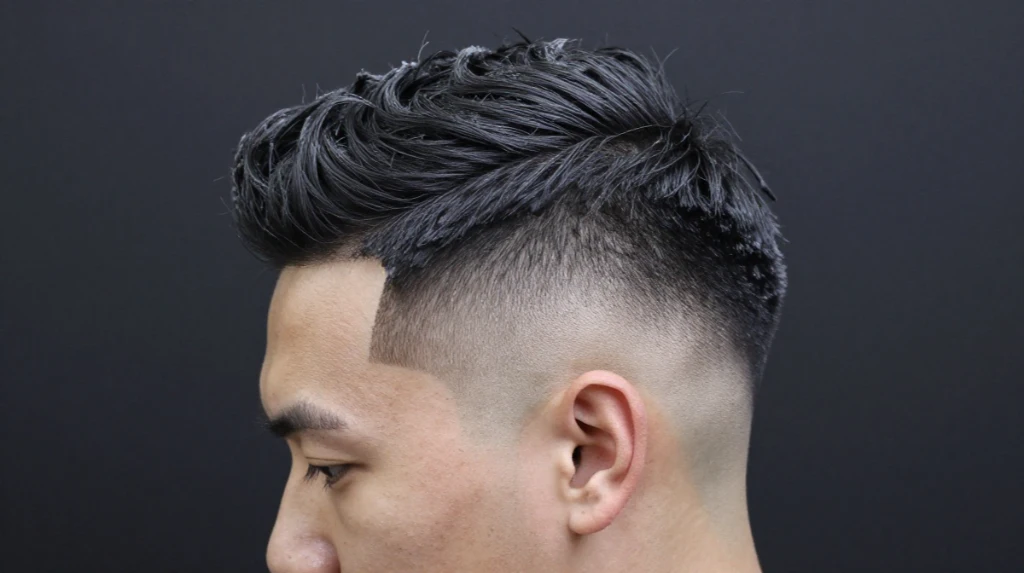 High Fade with Texture