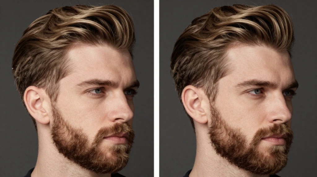 Highlights Paired with Beard Color