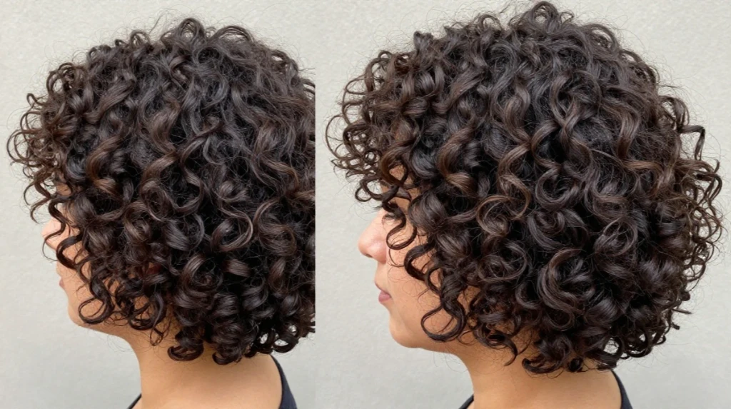 Kinky Curls Layered Bob