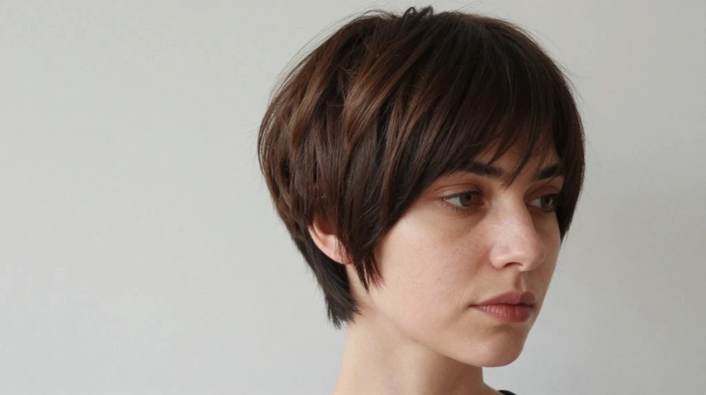 Layered Pixie With Side Bangs