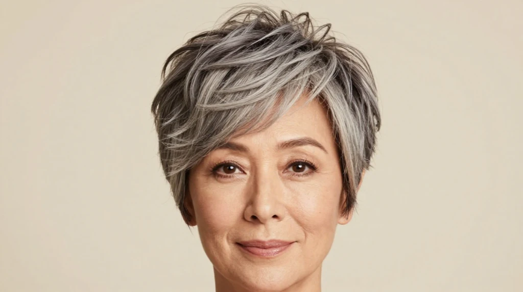 Layered Pixie With Volume on Top