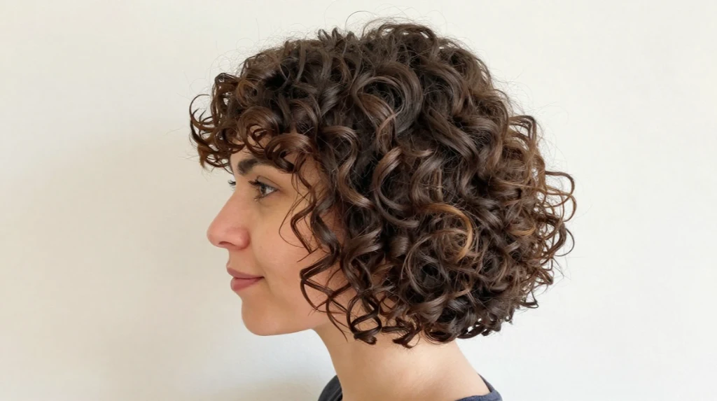 Low Maintenance Curly Bob