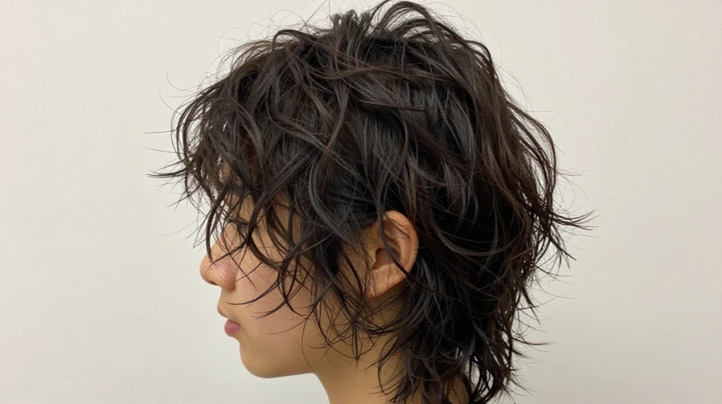 Messy Shag Hairstyle
