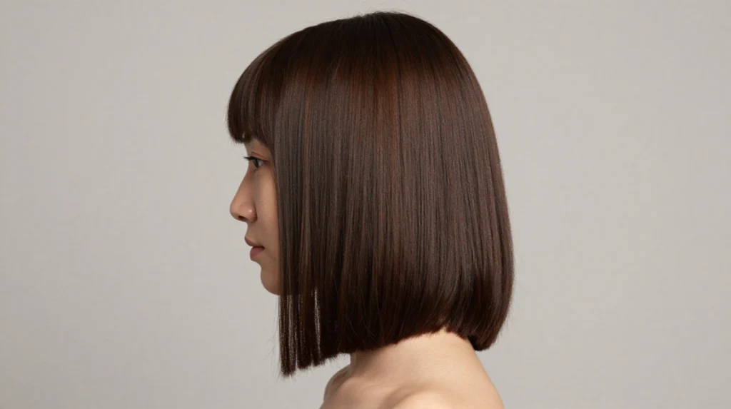 Neck Length Straight Haircut