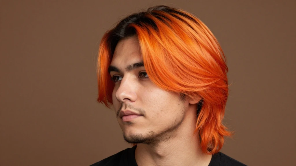 Orange Ombre Fade