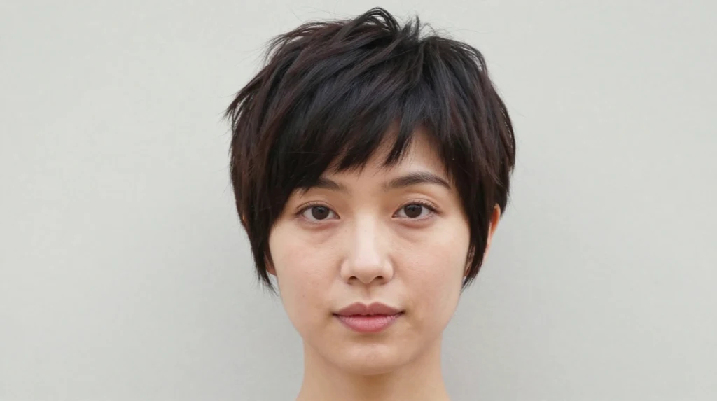 Pixie Cut With Soft Bangs