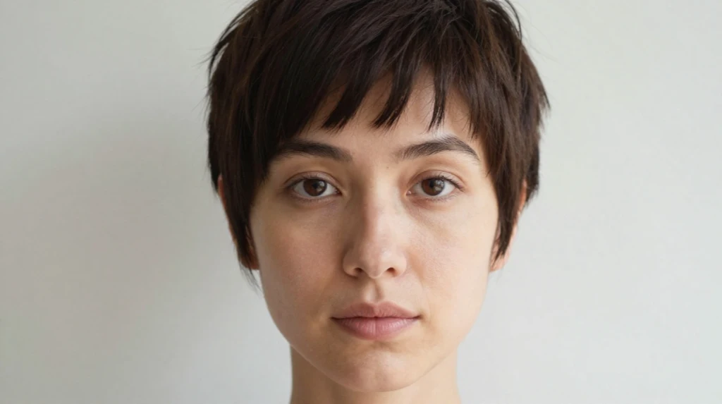 Pixie Cut for Square Faces