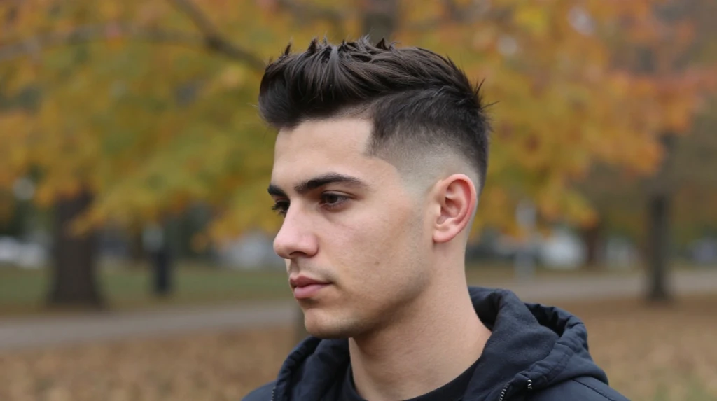 Quiff with Fade