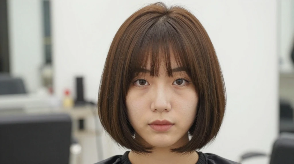 Rounded Bob With Face Framing Layers
