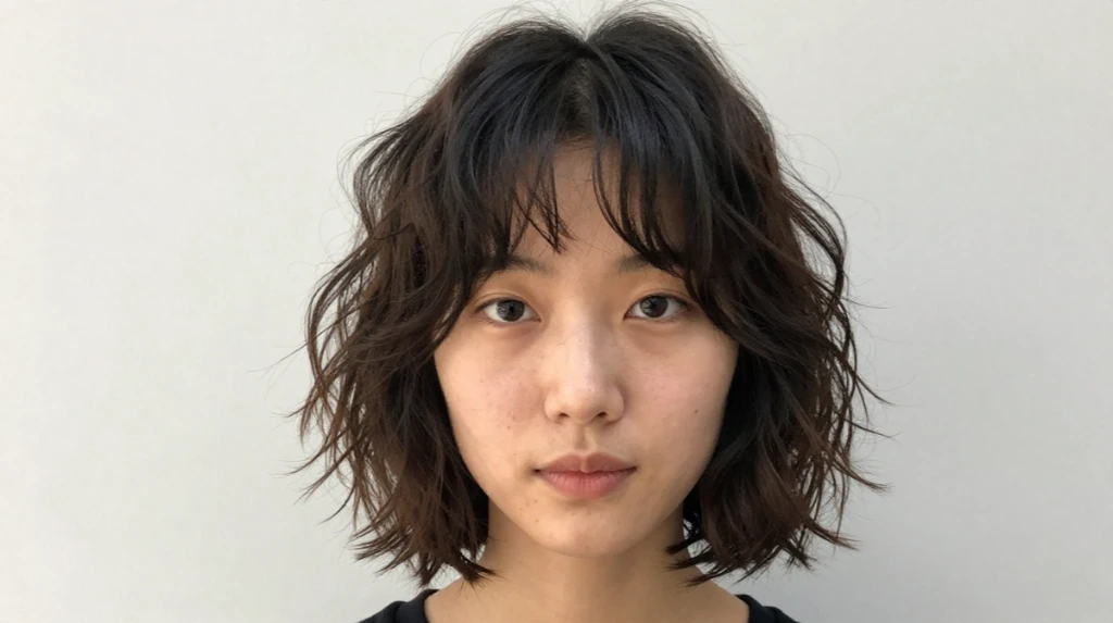 Shag with Curtain Bangs