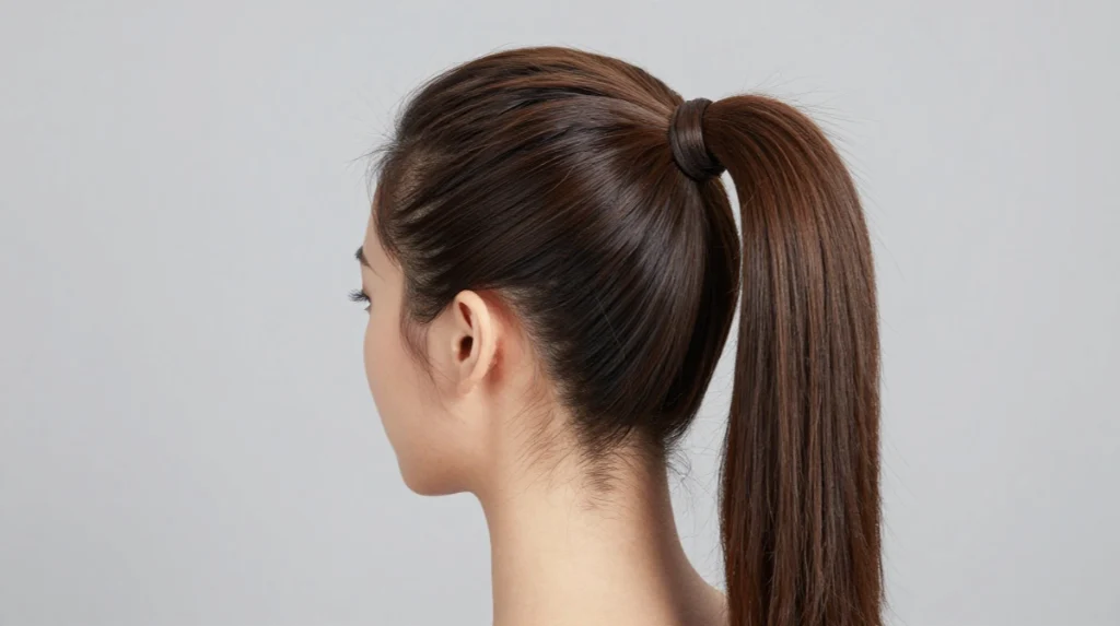 Simple Ponytail with Volume