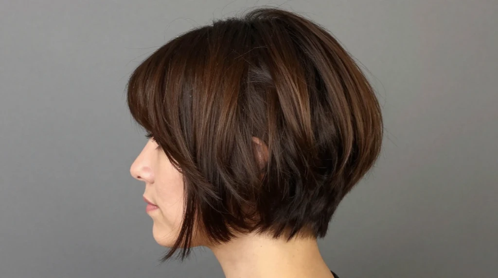 Stacked Bob With Nape Volume